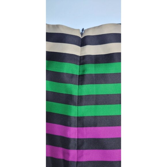 Brooks Brothers Red Fleece Womens A Line Dress Size 14 Multicolor 100% Silk - Picture 10 of 14